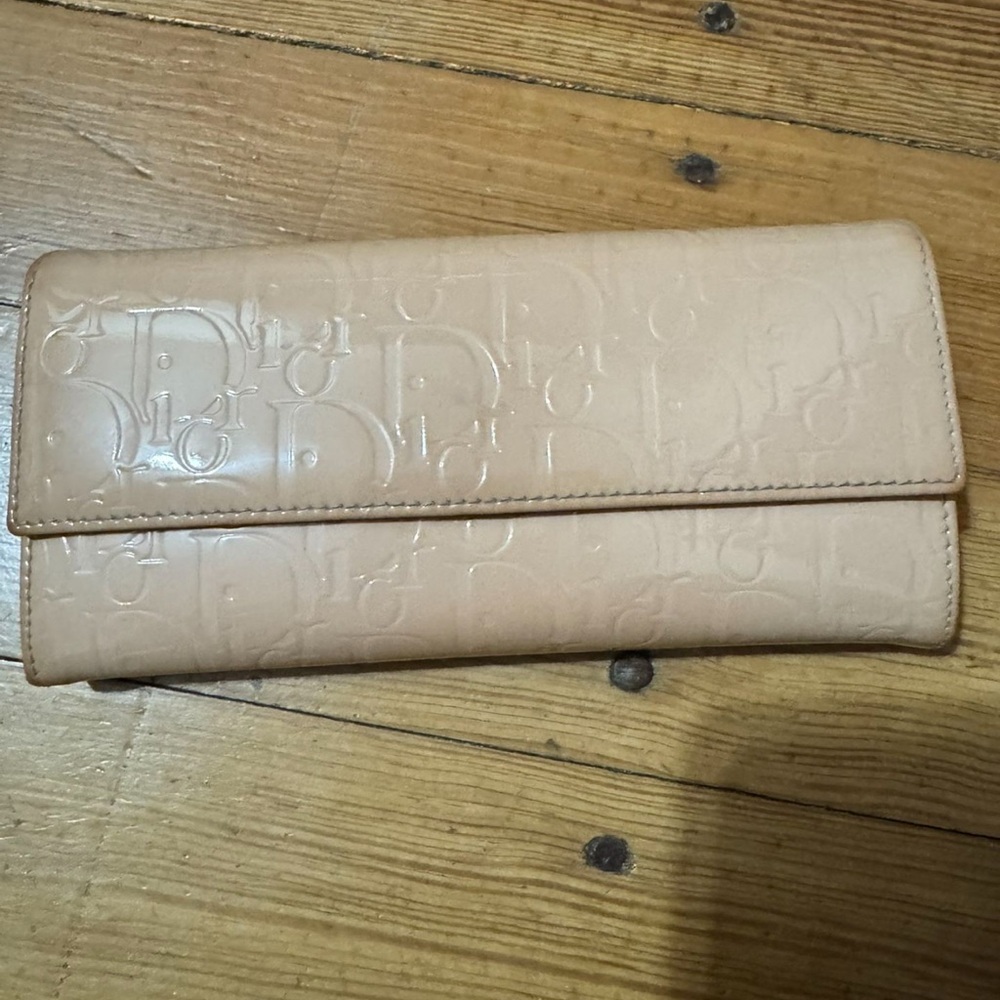 Dior Wallet With Embrossed Monogram Pattern Including box & Dustbag - Picture 2 of 10